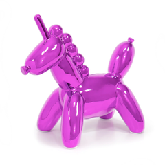 Pink Balloon Unicorn Large Money Bank