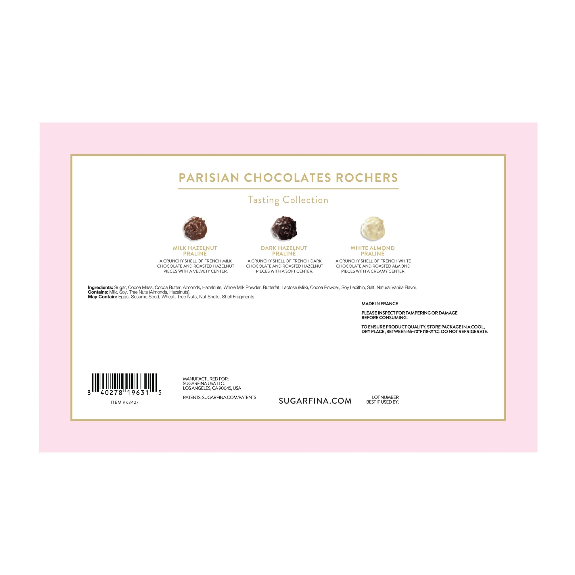 Rochers Parisian Chocolates, SUGARFINA - RSVP Style