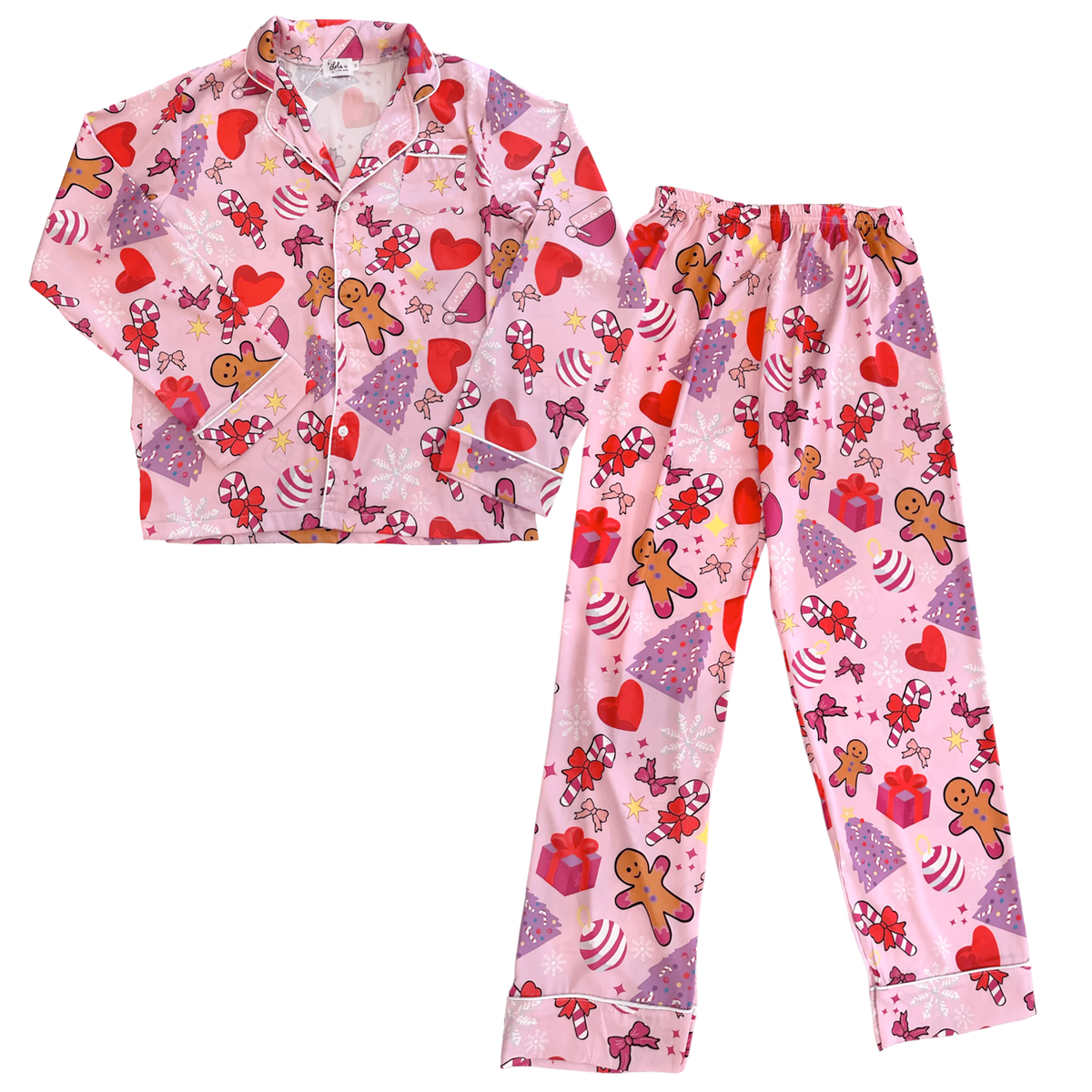 Sugar & Spice Silk Jammies Set