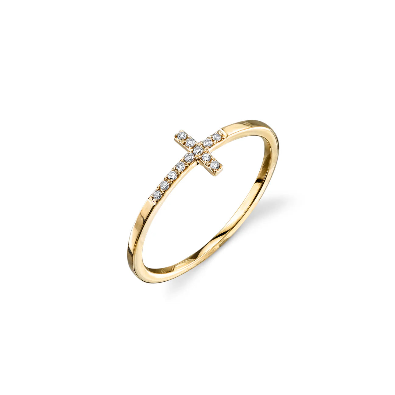 Cross Wrap Gold & Diamond Ring, Sydney Evan - RSVP Style