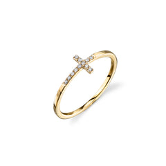 Cross Wrap Gold & Diamond Ring, Sydney Evan - RSVP Style