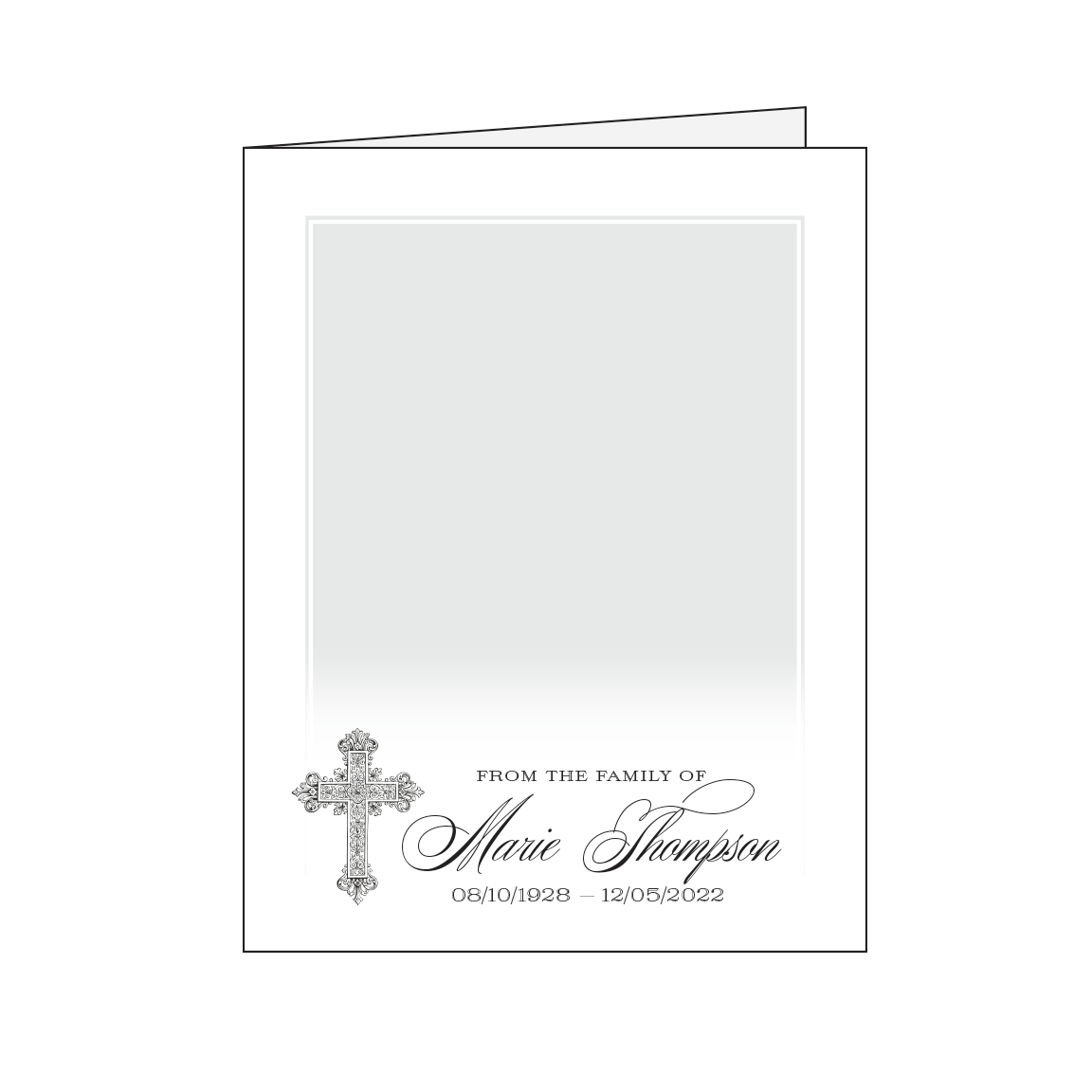 Ornate Cross Sympathy Notecards, RSVP Style - RSVP Style