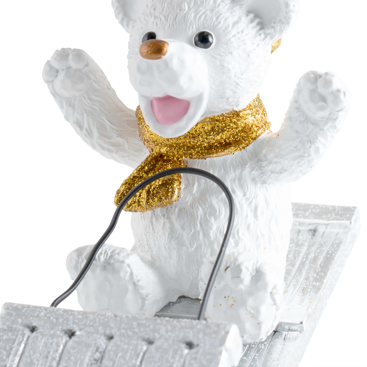 Sledding Teddy Bear Ornament, Michael Aram - RSVP Style