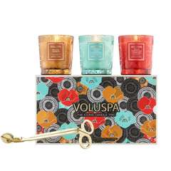 Icons Candle Trio and Wick-Trimmer Gift Set, Voluspa - RSVP Style