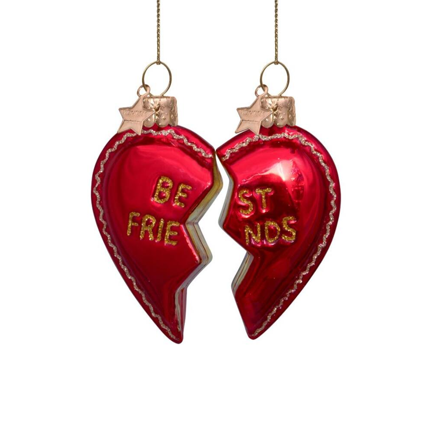 Best Friends Heart Ornament, VONDELS - RSVP Style