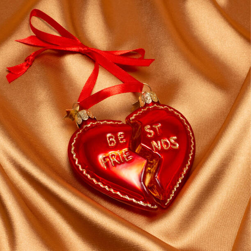 Best Friends Heart Ornament, VONDELS - RSVP Style
