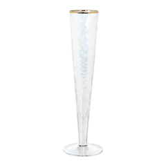 Apertivo Gold Rim Slim Champagne Flute, RSVP Style - RSVP Style