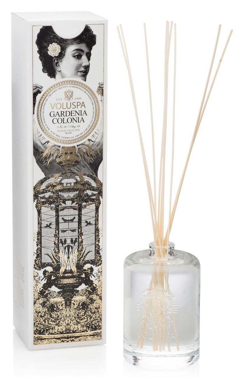 Gardenia Colonia  ·  Home Ambience Diffuser - RSVP Style