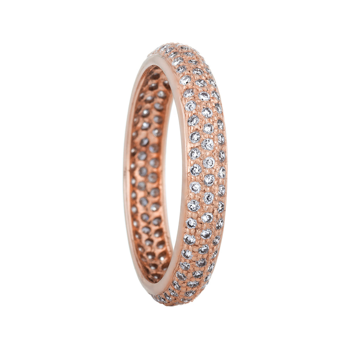 18k Rose Gold Eternity Band - RSVP Style