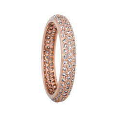 18k Rose Gold Eternity Band - RSVP Style