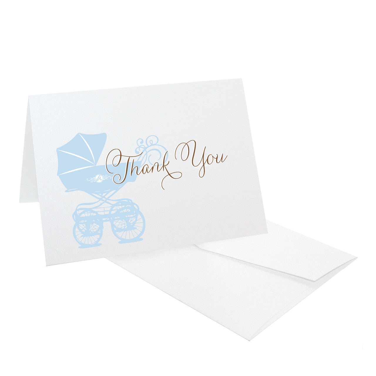 Baby Carriage Thank You Notes - RSVP Style