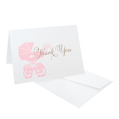 Baby Carriage Thank You Notes - RSVP Style