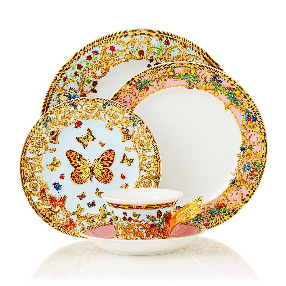 Butterfly Garden Tea Cup - RSVP Style