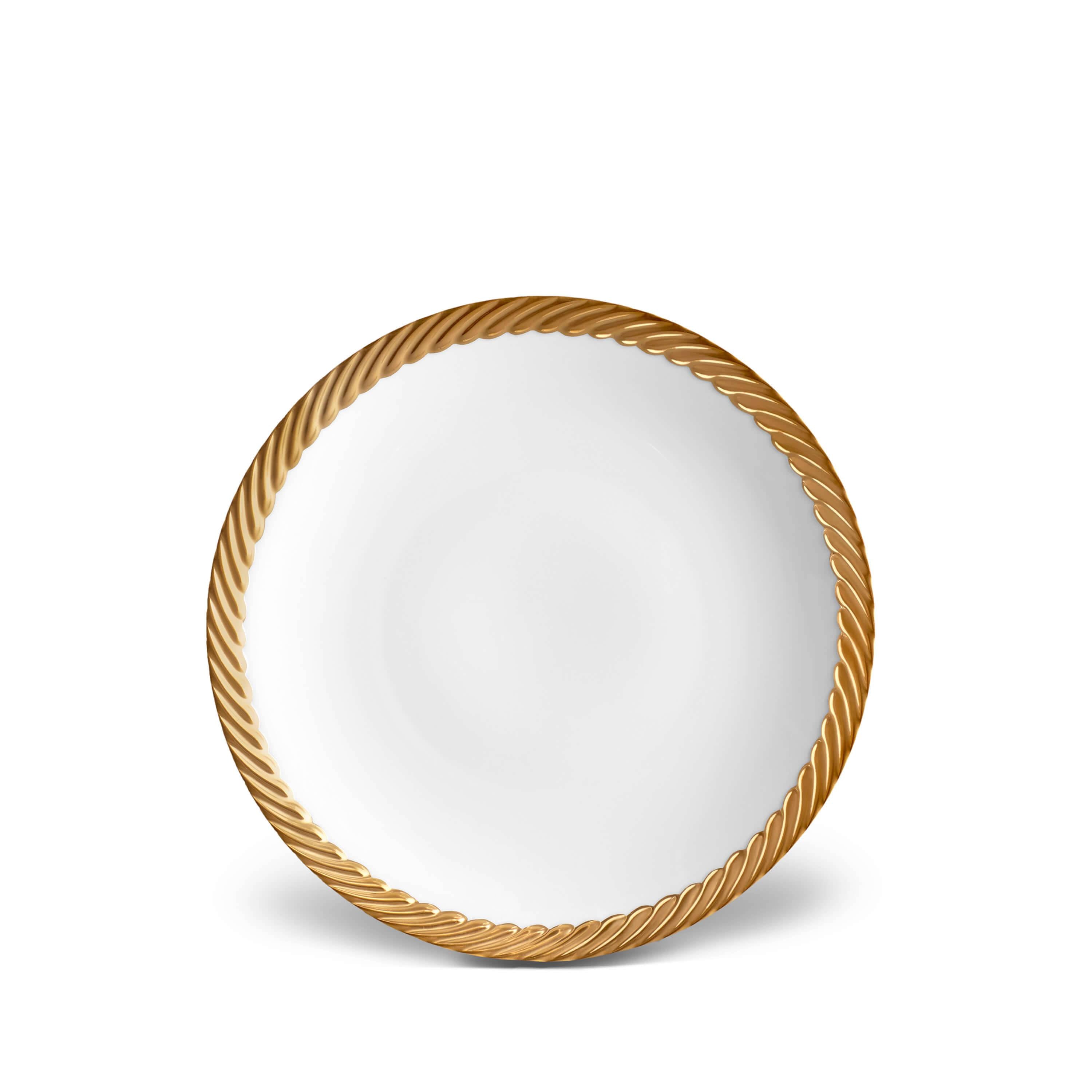 Corde Gold Dessert Plate - RSVP Style