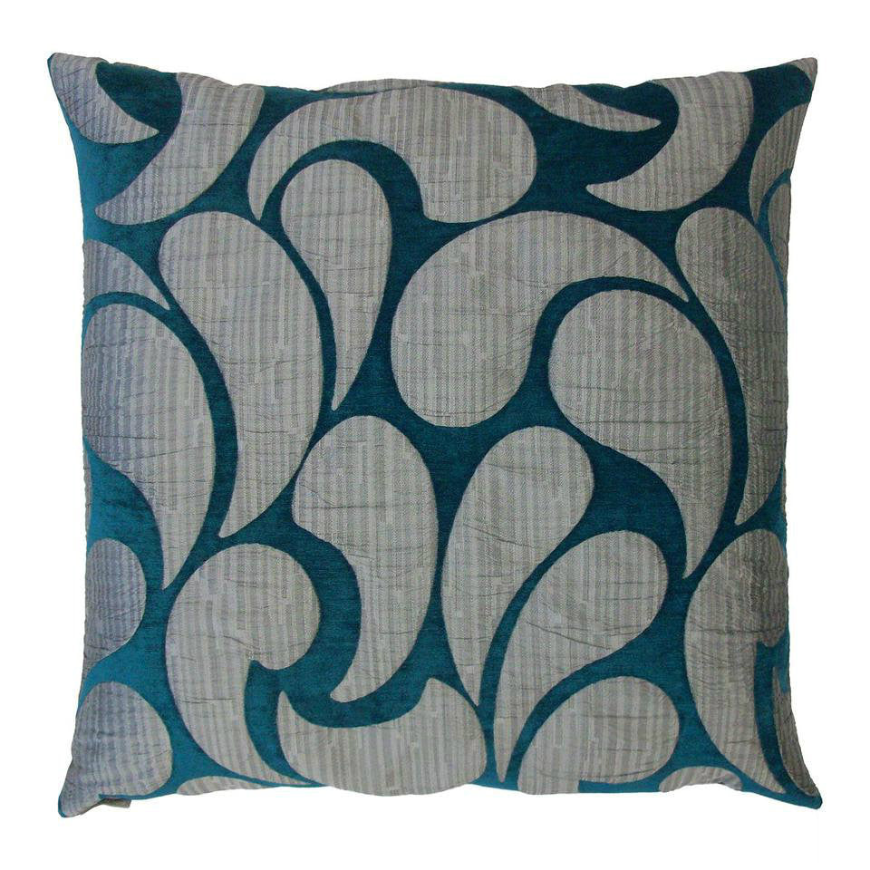 Drizzle Throw Pillow Peacock - RSVP Style