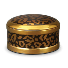 Leopard Round Box - RSVP Style