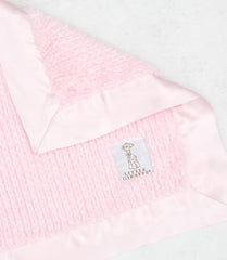 Little Giraffe Pink Luxe Herringbone Blanket - RSVP Style