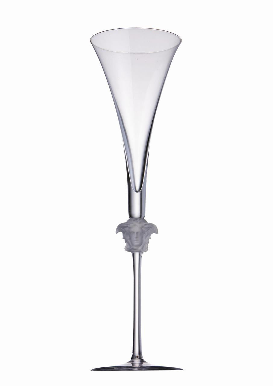 Versace Medusa D'or Champagne Flute - RSVP Style