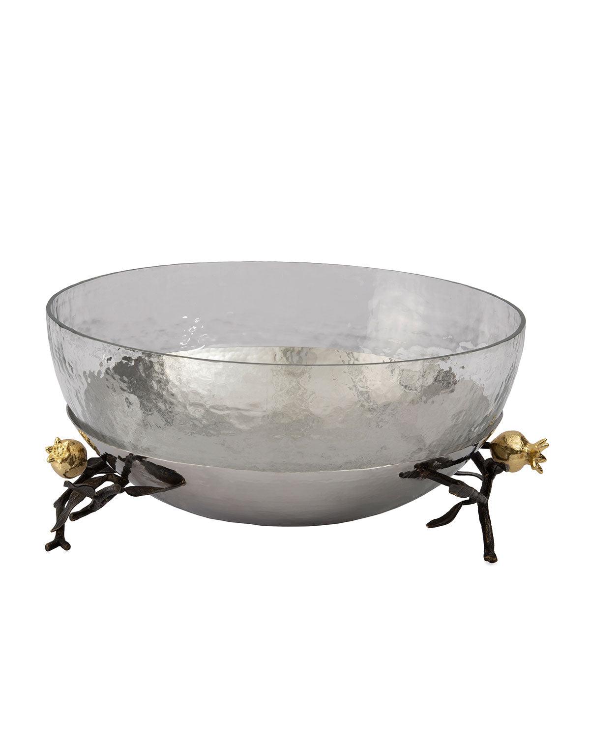 Pomegranate Glass Serving Bowl - RSVP Style