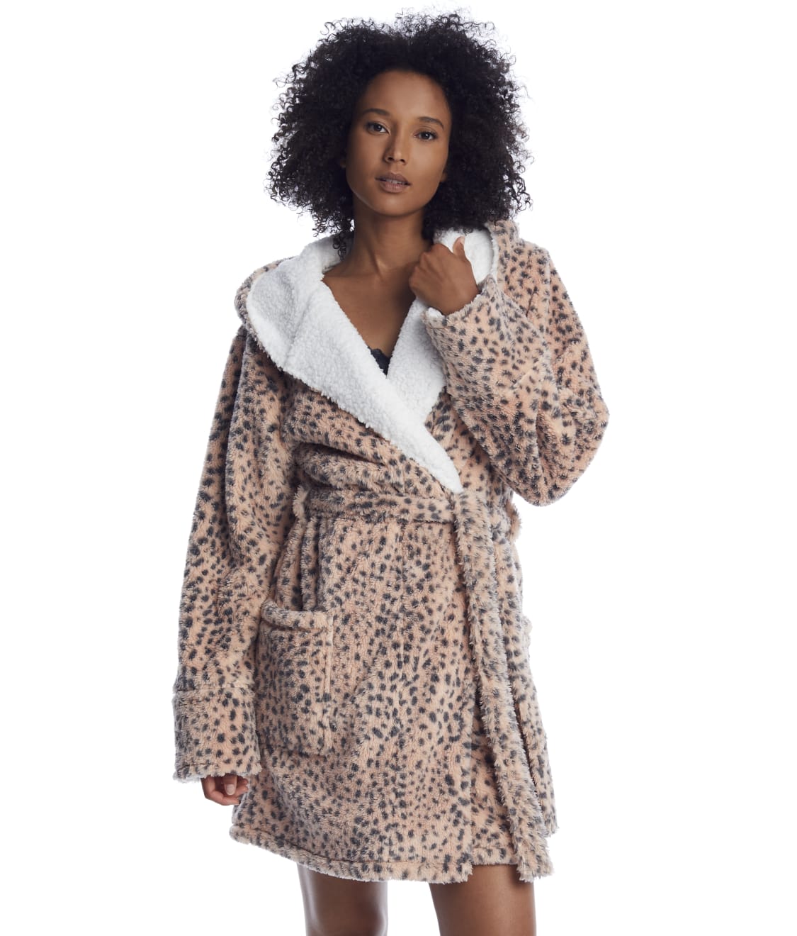 P.J. Salvage Leopard Fleece Robe - RSVP Style