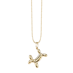 Balloon Dog Charm Gold Necklace, Sydney Evan - RSVP Style