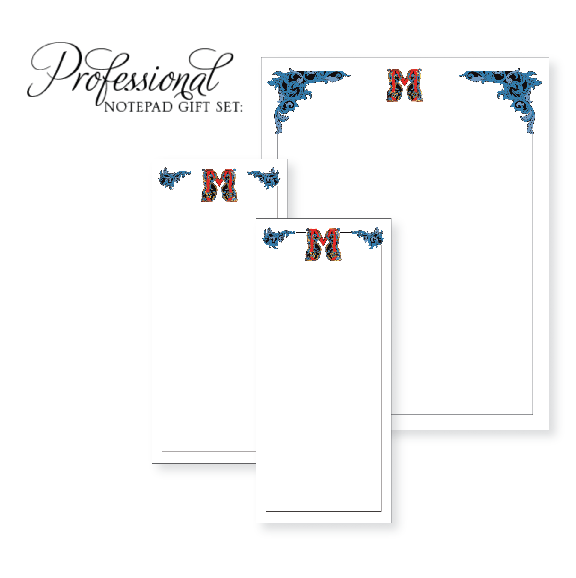 Donatella Vivid Customized Notepad Gift Set - RSVP Style