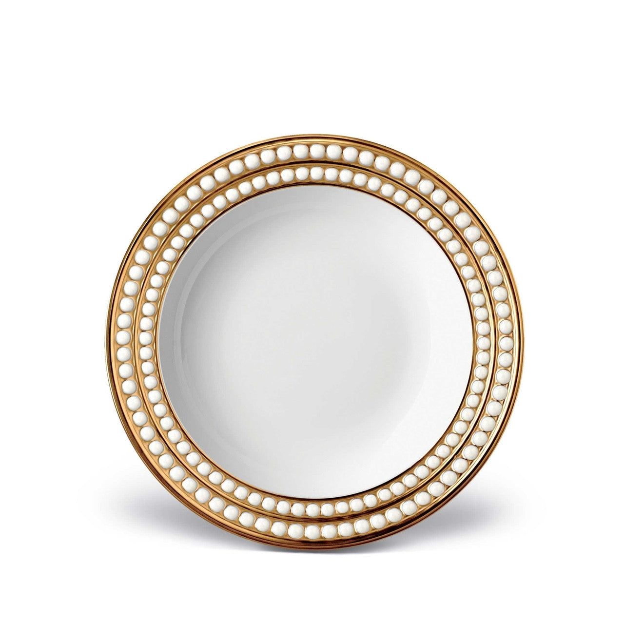Perlee Gold Soup Plate - RSVP Style