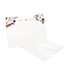 Modern Floral Personalized Stationery, RSVP-Style - RSVP Style