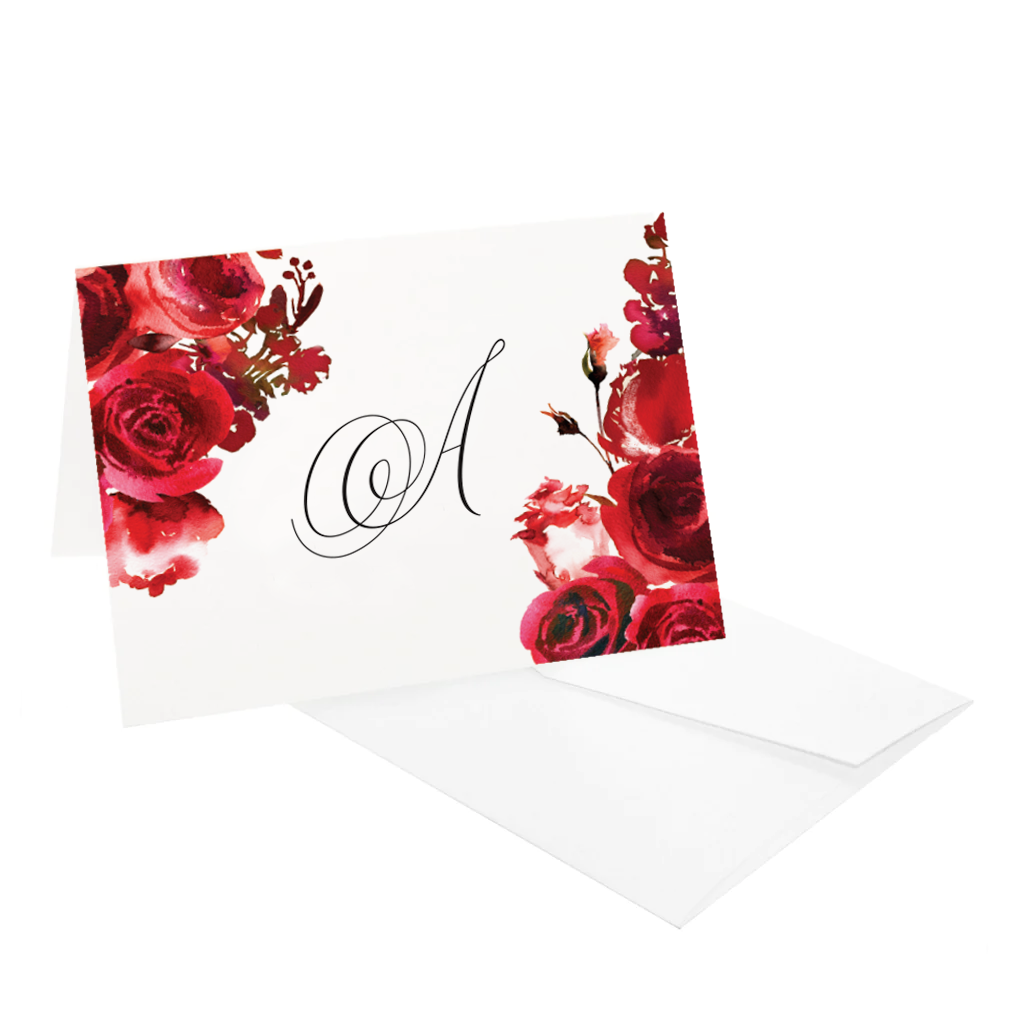 Regal Rose Personalized Stationery, RSVP-Style - RSVP Style