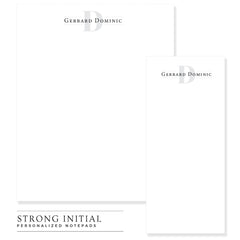 Strong Initial Customized Notepads, RSVP-Style - RSVP Style