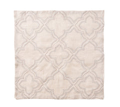 Natural & Silver Tangier Napkin - RSVP Style