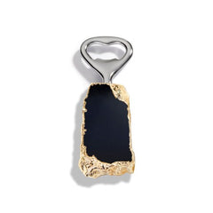 Heritage Obsidian & Gold Bottle Opener - RSVP Style