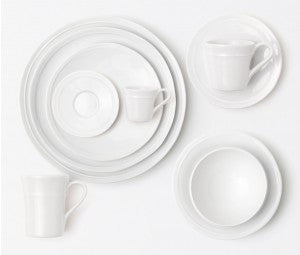 Ariana White Espresso Cup and Saucer - RSVP Style