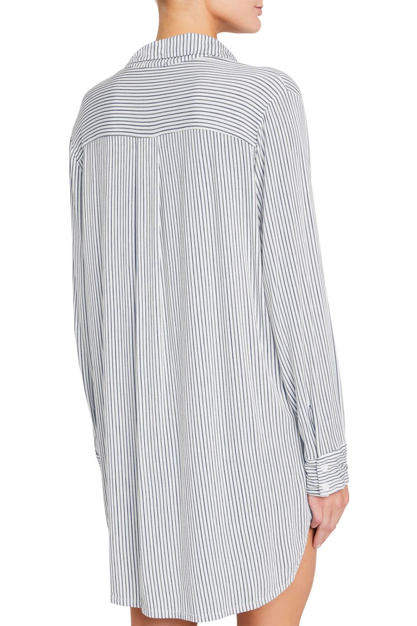 Eberjey Nordic Stripes Boyfriend Sleep Shirt - RSVP Style