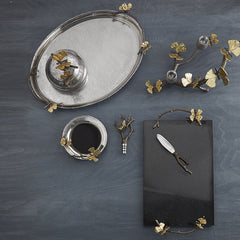 Butterfly Ginkgo Round Decorative Box - RSVP Style