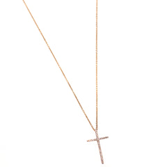 Diamond Cross Pendant Necklace - RSVP Style