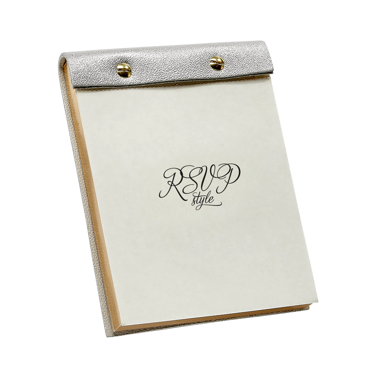 Notepad For Desk Hand Finished Leather Desk Notepad – RSVP Style