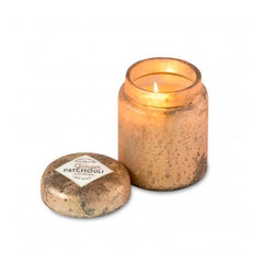 Mountain Fire Glass Candle Pot—Ginger Patchouli - RSVP Style
