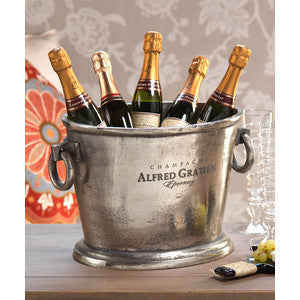 Aluminum Alfred Gratien Wine & Champagne Bucket - RSVP Style