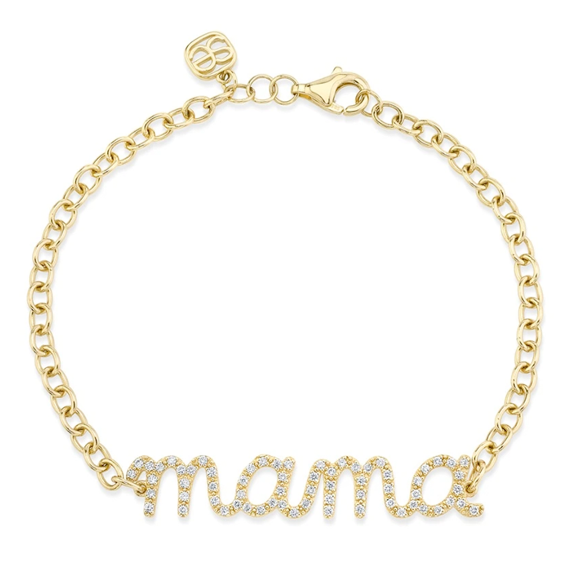 Mama Gold & Diamond Bracelet, Sydney Evan - RSVP Style