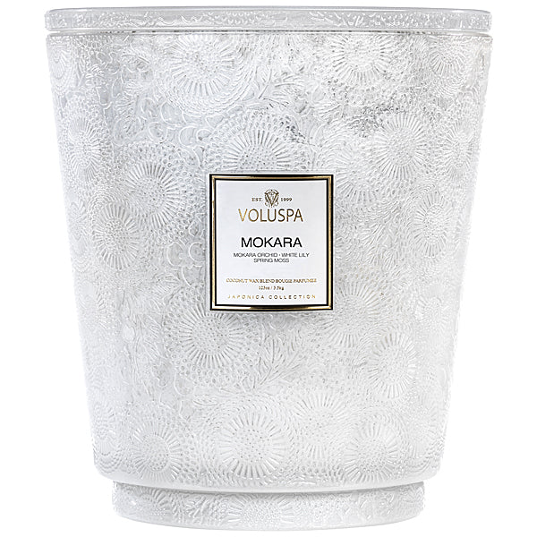 Mokara  ·  Hearth Candle with Lid - RSVP Style