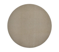Shagreen Round Placemat — Gray Set of 4 - RSVP Style