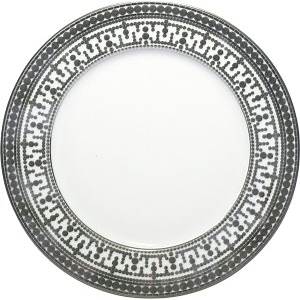 Tiara Blanc Platinum Dinner Plate 11" - RSVP Style