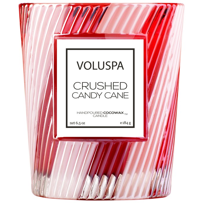 Crushed Candy Cane  ·  Classic Candle - RSVP Style