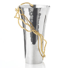 Wisteria Gold Large Vase - RSVP Style