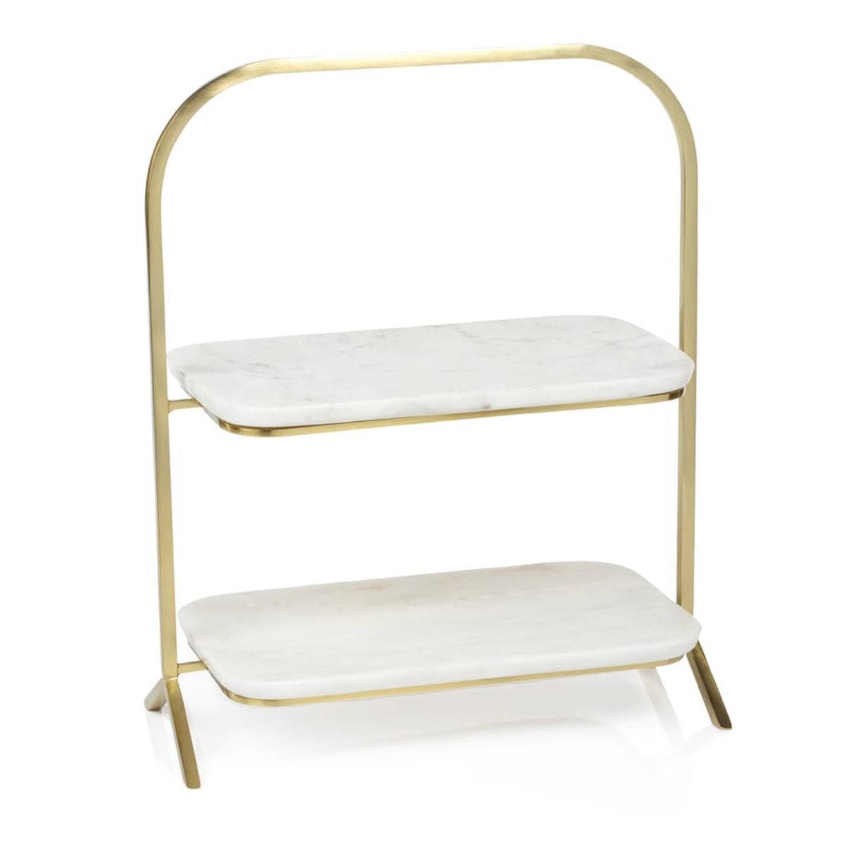 Two-Tier Marble Serving Stand, Zodax - RSVP Style